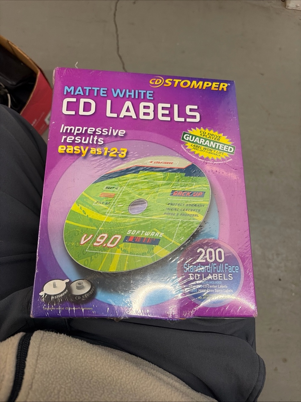 Matte White CD Labels 200 pack